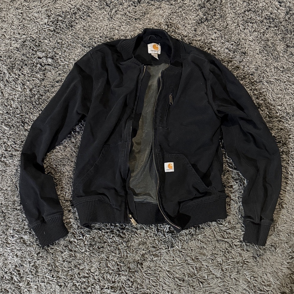 Carhartt Women’s Black Bomber Cavas Shell Jacket